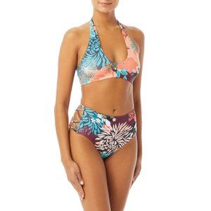 nwt vince camuto Wrap Halter Bikini Top medium